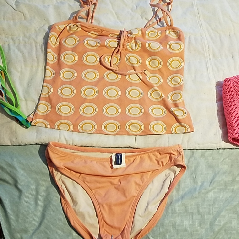 Swim suit peach color